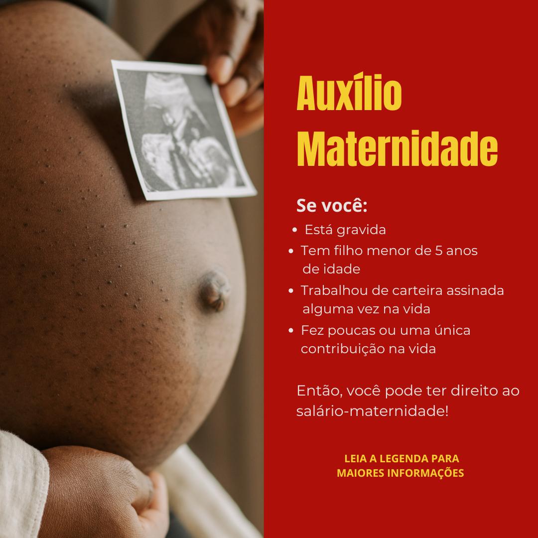 Anúncio Salário-Maternidade 1